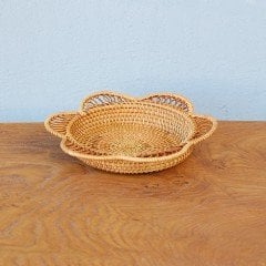 KAYRA 26 X 5,5 CM. RATTAN DEKORATİF TABAK