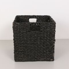 ALDIZ SU SÜMBÜLÜ 32x32x32cm SİYAH SAKLAMA KUTUSU