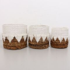 DİDİM DOĞAL ABAKA 3 LÜ SET SAKSILIK & SAKLAMA DÜZENLEME