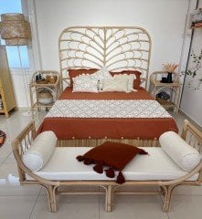 NANCY DİKDÖRTGEN YATAKBAŞI NATUREL