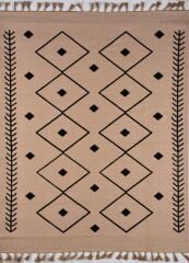 JUTE 5002 BLACK NATURAL JÜT KİLİM 155X230CM