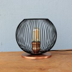 SPİCA 21X19CM. METAL TASARIM MASA LAMBASI