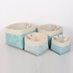 HUMİ DOĞAL BAMBU SEPET 4 LÜ SET