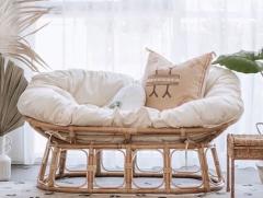 LOUNGE BOWL RATTAN KOLTUK