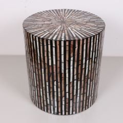 BOĞAZİÇİ SEDEFLİ MOZAİK SEHPA 40X43 CM