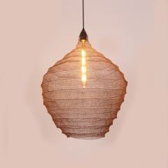 Art of Wire Handmade &Bakır TEL Avize 50x60x cm YENİ DİZAYN