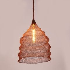 Art of Wire Handmade &Bakır TEL Avize 30x50x80 cm