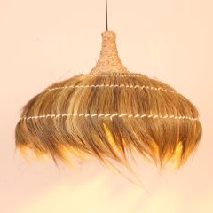 RUMİ 70x60 cm Sümbül & Deniz Sazı Sarkıt Lamba