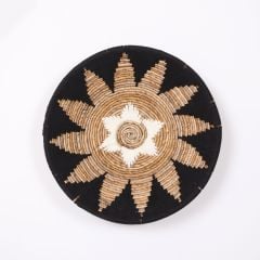 MAYA 50x11 cm Çap- Doğal Abaka Duvar Tabağı