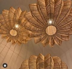 ARTEMİSİA 60X36 CM. RATTAN AVİZE