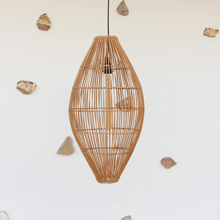 DİLARA 35X67 CM. RATTAN SARKIT LAMBA