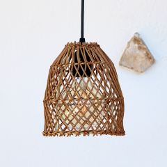 YONCA 16X18 CM KOYU RENK RATTAN LAMBA