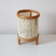 DELFİN 25X18 CM RATTAN MUMLUK VE MASA LAMBASI