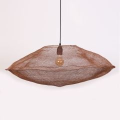 Art of Wire Handmade & Bakır Renk UFO TEL Avize 70x27 cm