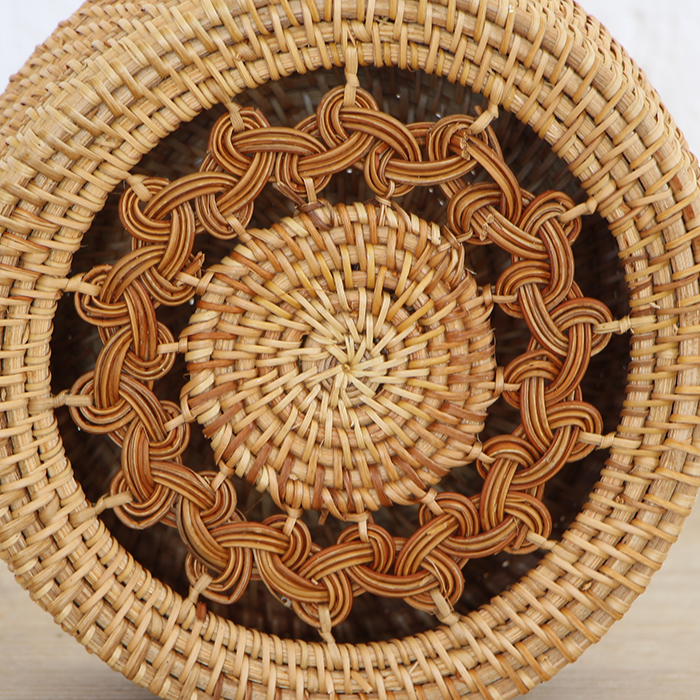 HUMAYUN 16X16X6,5 CM RATTAN SAKLAMA KUTUSU - 07