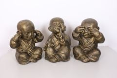 SHAOLİN GRC BETON HEYKEL 3'lü Set