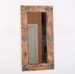 MAUN AĞACI OYMA BOY AYNASI 100X50X3CM