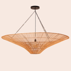 LİKYA 150X36 CM  RATTAN AVİZE