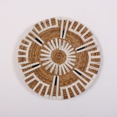 ASPENDOS 50x12 CM ÇAP- DOĞAL ABAKA DUVAR TABAĞı