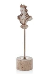 MERMER KRALİÇE OBJELİ KAİDELİ MASA ÜSTÜ OBJESİ B.ESKİTME