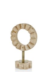 TRAVERTEN PETEK DEKOR 9*15*24 CM