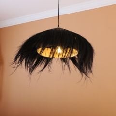 ORYA SİYAH RAYUNG AYDINLATMA 105X40