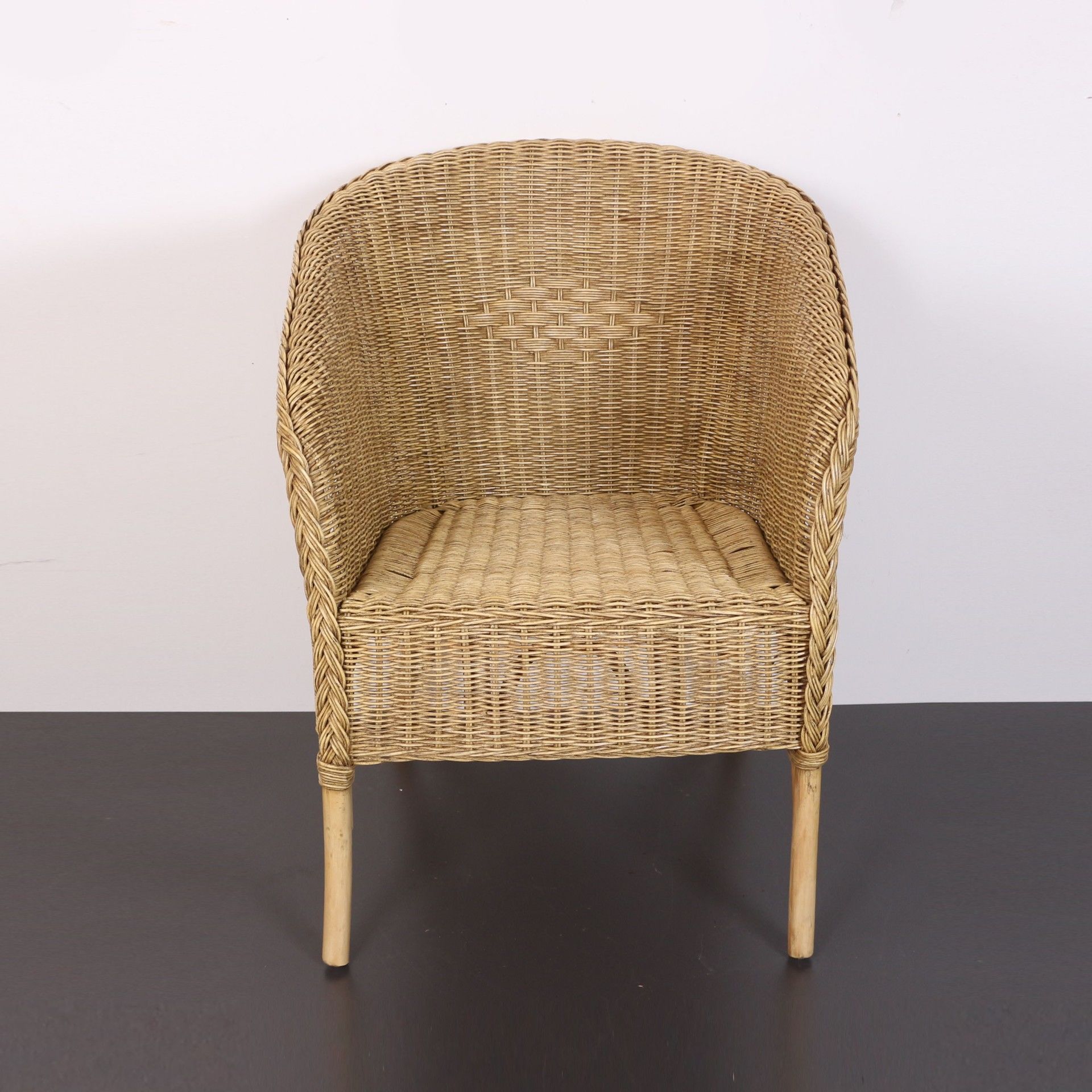 PABION DOĞAL RATTAN SANDALYE ANTİK RENK 80X61 CM