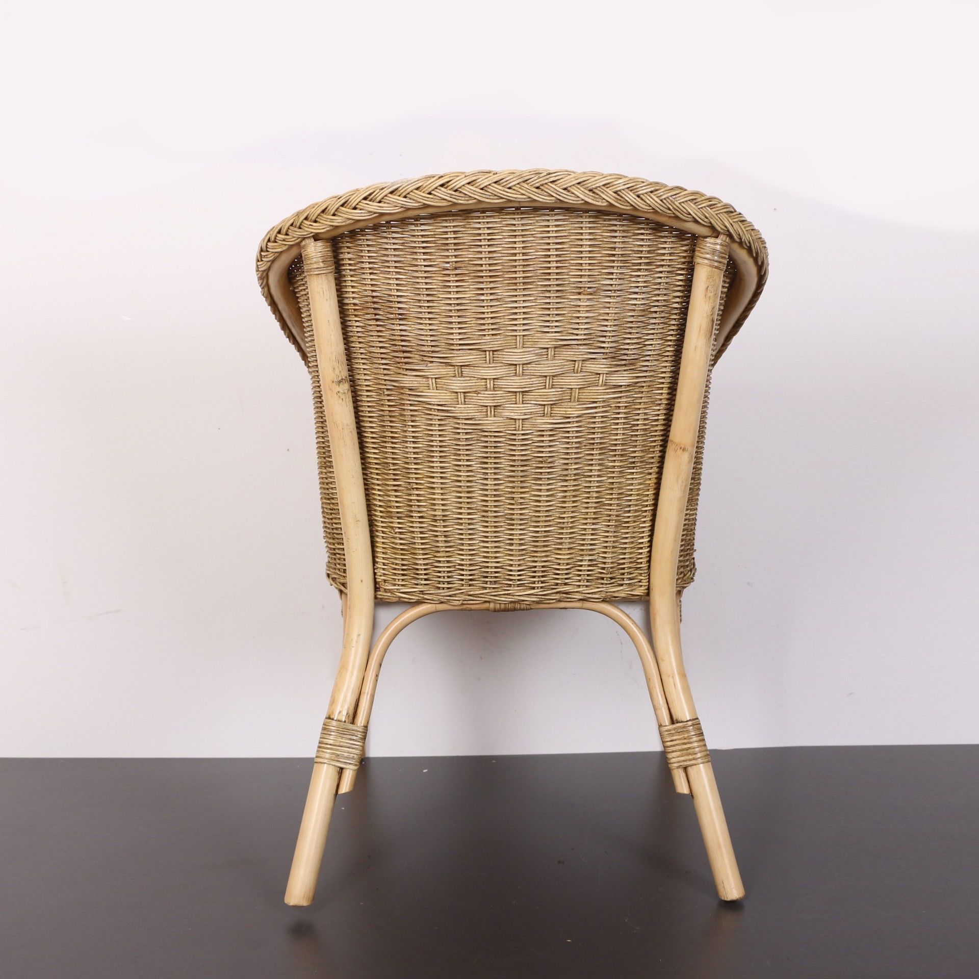 PABION DOĞAL RATTAN SANDALYE ANTİK RENK 80X61 CM