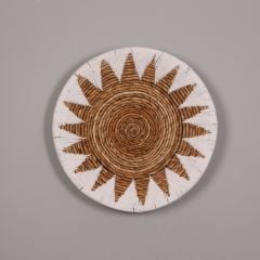 MİLET 77X15 CM ÇAP- DOĞAL ABAKA DUVAR TABAĞI