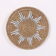 STAR DOĞAL RAFYA DUVAR TABAĞI 50 CM