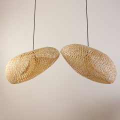 YASMİN 58X47X25 CM ASİMETRİK BAMBU AVİZE