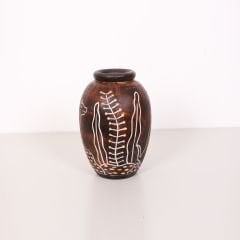 MAUN AĞACI OYMA VAZO 25X12X11 CM