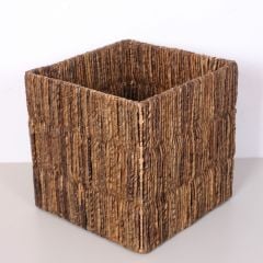 BABİL DOĞAL ABAKA SEPET & SAKLAMA DÜZENLEME KUTUSU 40X40 CM