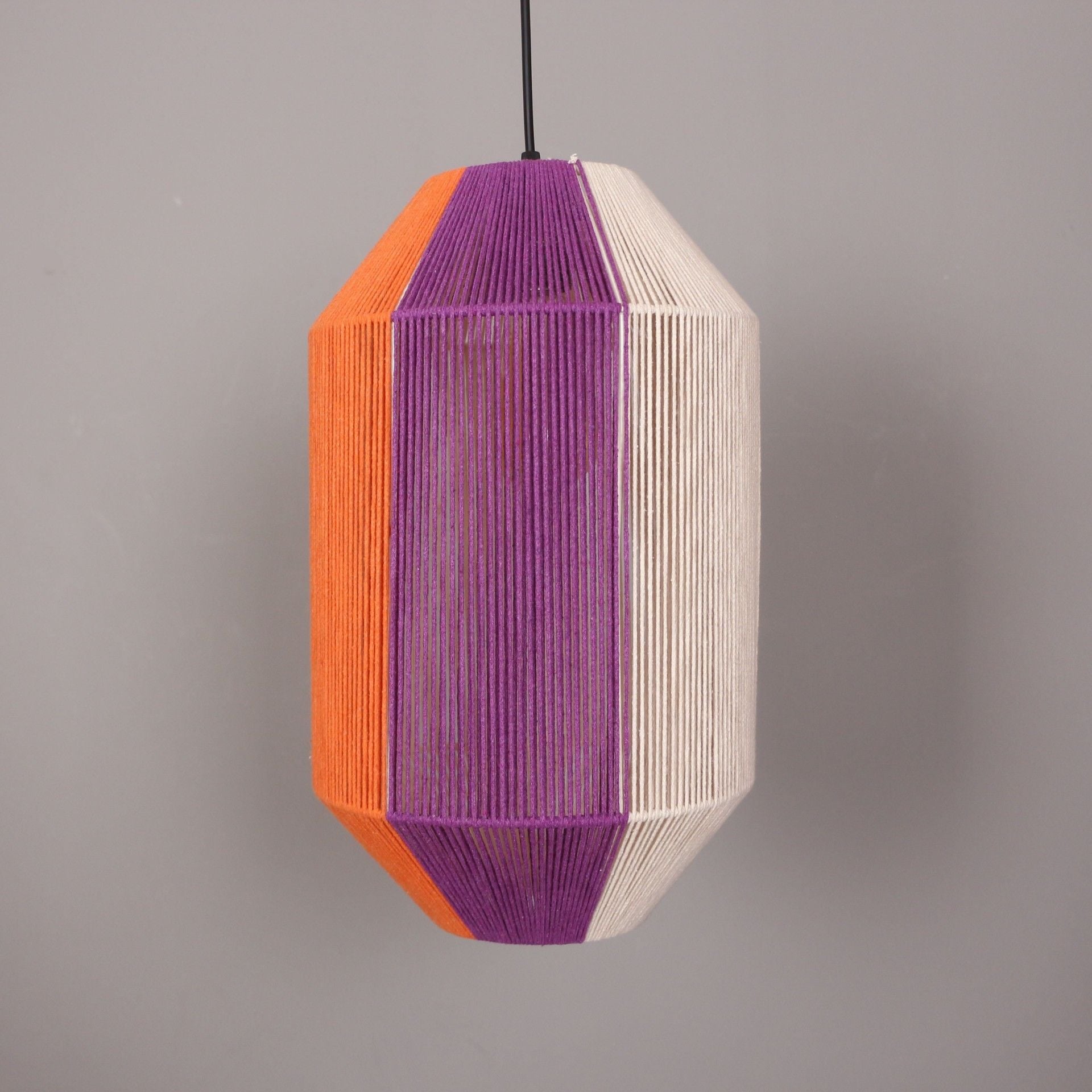 OZDEN 25X43 CM MAKROME İPLİ RENKLİ AVİZE