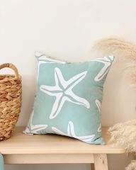 MARİNE KONSEPT DENİZ YILDIZI DESENLİ YASTIK KILIFI KIRLENT KILIFI