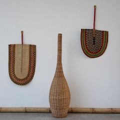 HAZERFAN 31X120 CM. DOĞAL RATTAN LAMBADER