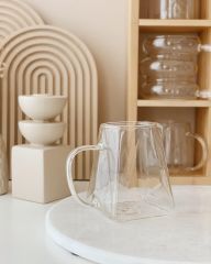 KULPLU KONİK CAM BARDAK