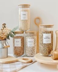 VAKUMLU CAM KAVANOZ SAKLAYICI 1400 ML