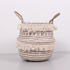 KİBAR 30X28X38 CM. (M) DENİZ SAZI KATLANABİLİR SEPET