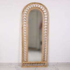 FERHAN 70X170 CM. DOĞAL RATTAN BOY AYNASI