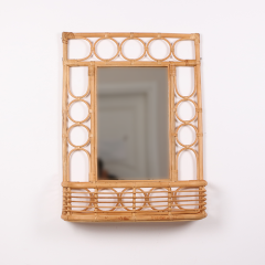 SEVDA 60X15XH80 CM. RATTAN AYNA