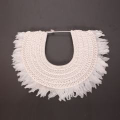 FREYA DOĞAL TÜYLÜ DUVAR DEKORU 45X32 CM