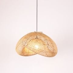 YASMİN ASİMETRİK RATTAN AVİZE 60X35 CM.