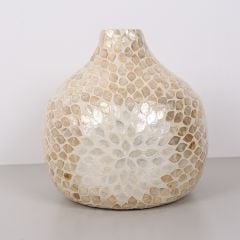 ANİTA SEDEFLİ BAMBU 25X25 CM. VAZO