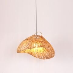 YASMİN ASİMETRİK RATTAN AVİZE 45X43X22 CM