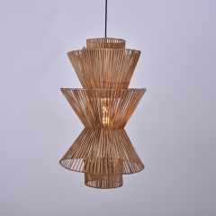 LAYER RATTAN TASARIM AVİZE 35X 70 CM