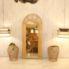 RAYİHA DOĞAL RATTAN BOY AYNASI 80X185